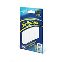 Sellotape Self-Adhesive Sticky Foam Fixer Pads - Box of 140