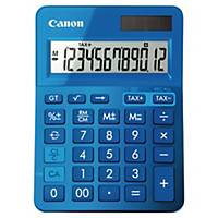 Canon LS-123K tabletop calculator, blue