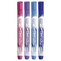 BIC Velleda Pocket Whiteboard Pens Large Bullet Nib -Assorted Colours, PK 4