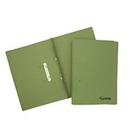 Lyreco Spring Files - Green, Pack of 25