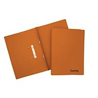 Lyreco Spring Files - Orange, Pack of 25