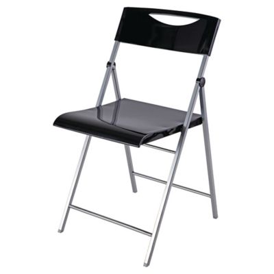 Alba Smile folding chair black - box of 2