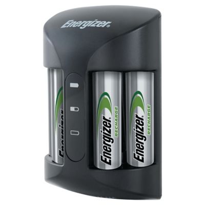 Cargador de pilas Energizer Pro + 4 pilas AA