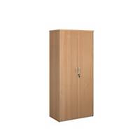 Universal double door cupboard 1790mm with 4 shelves beechDel Only Excl NI