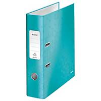 Leitz WOW lever arch file 180 degrees 80 mm ice blue