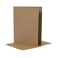 Lyreco Square Cut Folio Folder - Buff, Pack of 100