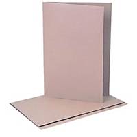 Lyreco Square Cut Folio Folder - Foolscap Size, Pack of 100