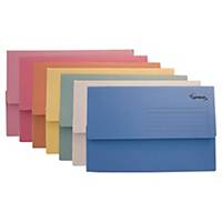 Lyreco Document Wallets - Assorted Colours, Pack Of 50