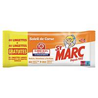 Lingette antibactérienne St Marc - soleil de Corse - paquet de 40+40