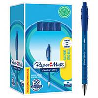 Paper Mate Flexgrip Ultra Ballpoint Pen Medium Retractable Blue - Pack Of 36