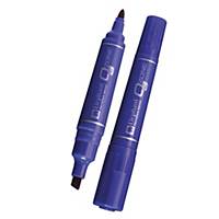 ELEPHANT O3 ZONE PERMANENT MARKER BULLET AND CHISEL TIP BLUE