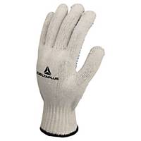 Polka Dot Gripper Gloves White/Blue Size 9  (Pair)