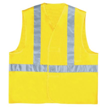 Gilet haute visibilité enfant - Codupal - 100% polyester - jaune fluo -  taille au choix 