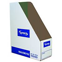 Lyreco Magazine File 100x230x300mm White - Pack Of 10