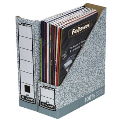 Fellowes Bankers Box System 80mm Magazine File - Grey