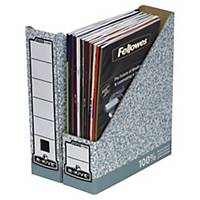 Stehsammler Fellowes R-Kive Magazin A4 aus Wellpappe grau/weiß