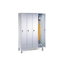 EVOLO LOCKER BASE 4 ROOMS 1200MM GRY/GRY