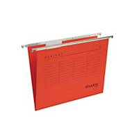 Atlanta Alzicht suspension files A4 reinforced spine 30mm red - pack of 25