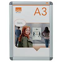 Nobo A3 Poster Frame Premium Plus Sign Holder with Snap Frame
