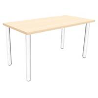 MODULAR TABLE 100X60X75 OAK/WHITE