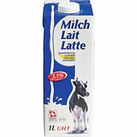 UHT whole milk with screw cap 1 l, package of 6 Tetra Pak