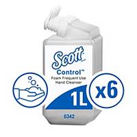 KLEENEX LUXURY FOAM FREQUENT USE FOAM SOAP 1 LITRE - PACK OF 6
