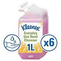 Pack de 6 recargas de jabón líquido Kleenex Aquarius - 1 L