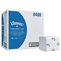 Papier toilette plié Kleenex Ultra - 8408 - 2 plis - 36 paquets