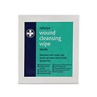 Sterile Wound Cleansing Wipes Individually Wrapped (Pack of 100)
