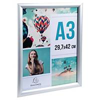 Aluminium 4 Sided Snap Frame Size A3 Silver