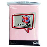 IQ Coloured A4 Cardboard 110G Pink Pack of 180 Sheets