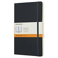 Moleskine QP616 Softcover Notebook Large Ruled Black