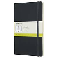 Moleskine QP618 Softcover Notebook Large Plain Black