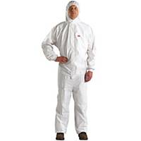 3M 4520 COVERALL CHEMICAL PROTECTION MEDIUM WHITE/GREEN