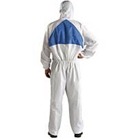 3M 4540 COVERALL CHEMICAL PROTECTION MEDIUM WHITE/BLUE
