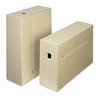 Cardboard filing box ICN3 acid-free grey/blue long term - pack of 50