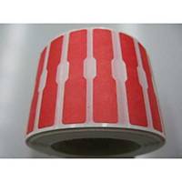 Dumbbell Label 12X52 Red - Roll of 1000