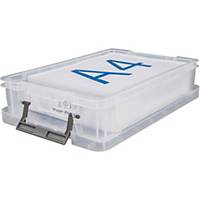 Whitefurze Allstore Clear 5.5 Litre PP Storage Box
