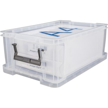 expeditie grip gedragen Allstore plastic opbergdoos, 10 l, transparant, per opbergbox