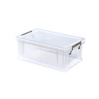 Whitefurze Allstore Clear 10 Litre PP Storage Box