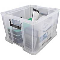 Whitefurze Allstore Clear 48 Litre PP Storage Box