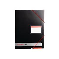 Blk n  Red A4 Polypropylene Display Book 20 Pockets