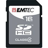 SD-HUKOMMELSESKORT EMTEC SILVER 16 GB