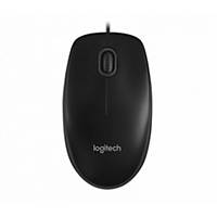 LOGITECH B100 OPTICAL WIRED MOUSE BLK