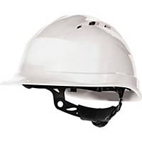 Delta Plus Quartz IV Up safety helmet in PP with 8 fixing points white