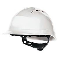 Safety helmet Quarts Up IV Delta Plus, adjustment range 53-63 cm, white