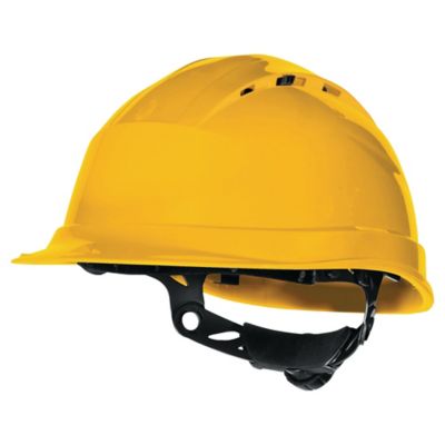 Capacete de segurança com ventilação Delta Plus Quartz UP IV - amarelo
