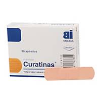 Caja de 20 Curatinas® Bimedica de plástico color piel - 70 x 20 mm