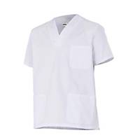 Camisola de pijama sanitário Velilla - branco - tamanho 10