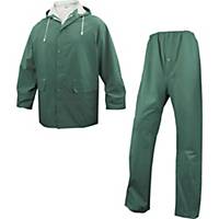 Deltaplus Jacket And Trouser Rainwear Green Large
